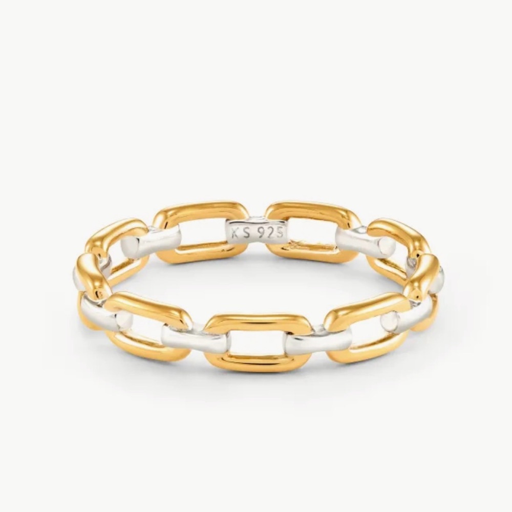 NEW Kendra Scott Wren Ring Mixed Metal Size 7